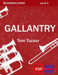 Gallantry Concert Band sheet music cover